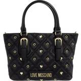 Love Moschino Handbags Love Moschino Eyelets Tote - Black
