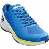 Wilson Racket Sport Shoes Wilson Herren Rush Pro Ace Clay Sneaker, Lapis Blue/White/Safety Yellow