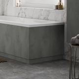 Freestanding Bathtubs Bathroom Modern 750mm End Bath Panel For Straight Bath Plinth Concrete