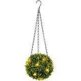 Silver Christmas Trees B&Q Artificial Lit Topiary Ball with Warm Christmas Tree