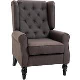 Wing Chairs Armchairs Homcom Retro Accent Armchair 102cm