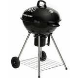 Adjustable Thermostat BBQs George Foreman 48cm Kettle Charcoal BBQ