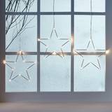 LED Window Lamps Lights4fun Osby Star Trio Window lamp