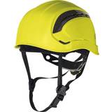 Deltaplus FFP3 Safety Helmets Deltaplus GRAWIROFL Belüfteter Bauhelm Bergsteigerhelm-Stil, Rot, Größe Einstellbar