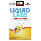 Liquids Carbohydrates Force Factor Liquid Labs Energy Rapid Hydration Electrolyte Drink Mix Mango