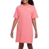 XS Dresses Children's Clothing Nike Older Girls Sportswear T-shirt Dress, Pink, Xl=13-15 Years, Women