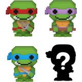 Ninjas Figurines Funko Bitty POP: TMNT- 8-Bit 4PK