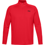 Under Armour Sportswear Garment Jumpers Under Armour Men's Tech 1/2 Zip Long-Sleeve Shirt - Red/Black