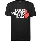 DSquared2 Men Tops DSquared2 DSQ2 Milano Italy T-shirt - Black