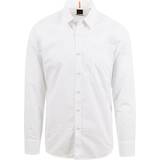Hugo Boss Men Shirts HUGO BOSS Poplin Regular Fit Shirt - White
