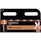 Duracell Batteries - Black Batteries & Chargers Duracell C Plus 6-pack