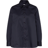 Seidensticker Collar Shirt Blouse - Dark Blue