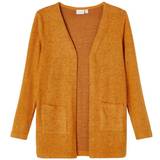 Long Sleeves Cardigans Name It Victi Knit Cardigan - Thai Curry (13192070)