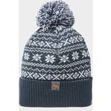 Wool Accessories PETER STORM Unisex Knitted Bobble Hat, Brown