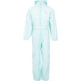 Green Rain Overalls Children's Clothing Trespass Button Suit Blue 7-8 Years