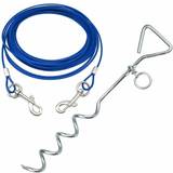 Bunty Pet Dog Puppy Tie Out Lead Leash Extension Wire Cable Stake Anchor
