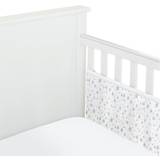 Bumpers Kid's Room BreathableBaby 2 Sided Classic Cot Liner Grey