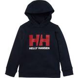 Organic Cotton Hoodies Children's Clothing Helly Hansen Kid's Logo Hoodie - Navy (40453-597)