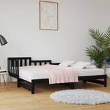 VidaXL Furniture on sale vidaXL black, 90 Pine Pull-out Day Bed Sofa