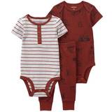 3-6M Other Sets Carter's Baby Boys 3-Piece Little Character Set 24M Red/Grey