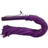 Whips & Clamps Sex Toys Rouge Garments Purple Suede Flogger