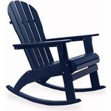 Blue Sun Chairs Plow & Hearth Wooden Adirondack Rocker