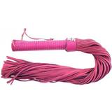 Whips & Clamps on sale Rouge Garments Pink Suede Flogger