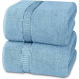 Utopia Luxurious Jumbo Bath Towel Black, Orange, Silver, Pink, Purple, Blue, Green, Grey, Beige, Brown, White (70x35cm)