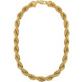 Anine Bing Twist Rope Necklace - Gold
