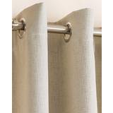 White Curtains & Accessories Tyrone of Vogue Eyelet Thermal Dimout Curtains Cream