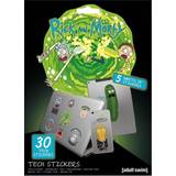 Rick and Morty tech stickers