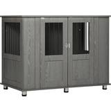 Pawhut Dog Crate Table 116x60x87cm 116x87cm