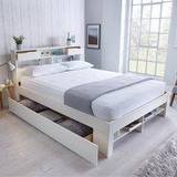 140cm - Double Beds Bed Frames Bedmaster Fabulous Wooden 140x220cm