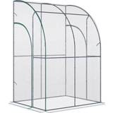 Stainless steel Greenhouses OutSunny 143 X 118 X 212Cm Walk-in Lean To Tunnel
