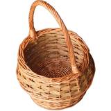 Wood Baskets Hamper S046/HOME Small Rustic Egg Shopping Basket