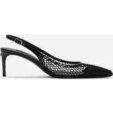 Dolce & Gabbana Shoes Dolce & Gabbana Patent leather and mesh slingbacks