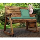 Green Garden Benches Garden & Outdoor Furniture Charles Taylor 2 Seater Rocker Garden Bench