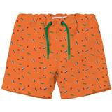 Zipper Swim Shorts Name It Printed Swimming Shorts - Vibrant Orange (13212911)