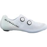Faux Leather Cycling Shoes Shimano S-Phyre RC903 - White