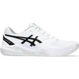 Faux Leather Racket Sport Shoes Asics Gel-Dedicate 8 M - White/Black
