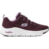 Brown - Women Trainers Skechers Arch Fit Glee For All W - Plum