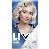 Schwarzkopf Live Post Bleach Toner Ice Toner, Lasts Up To Washes, Blonde T1
