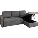 Grey - Sofa Beds Sofas Humza Amani Reegan L Shaped Sofa 221cm