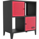 Red Storage Cabinets X Rocker Mesh-Tek Square Cube Storage Cabinet