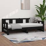 Daybeds Sofas vidaXL black, 90 Pine Pull-out Day Sofa