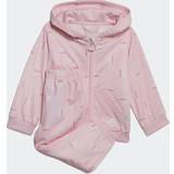 Pink Tracksuits adidas Brandlove Shiny Polyester træningsdragt Pink