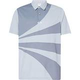 Oakley Geometric Swing Polo Shirts - Grey