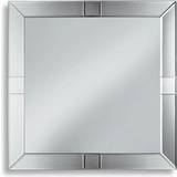 Nielsen Alms Bevelled Square Silver Wall Mirror 51x51cm