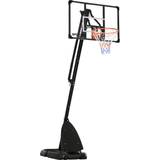 Basketball stand and hoop Sportnow Adjustable Portable Basketball Hoop and Stand with Wheels