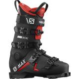 Orange Downhill Boots Salomon S/Max 100 M - Black / Red / White